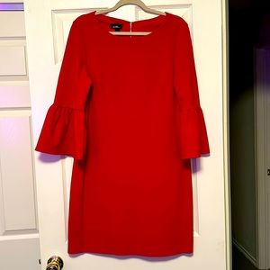 Ruffle Sleeve MIDI Dress